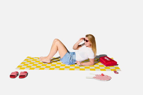 Fatboy Beach Baggy XL chess corn