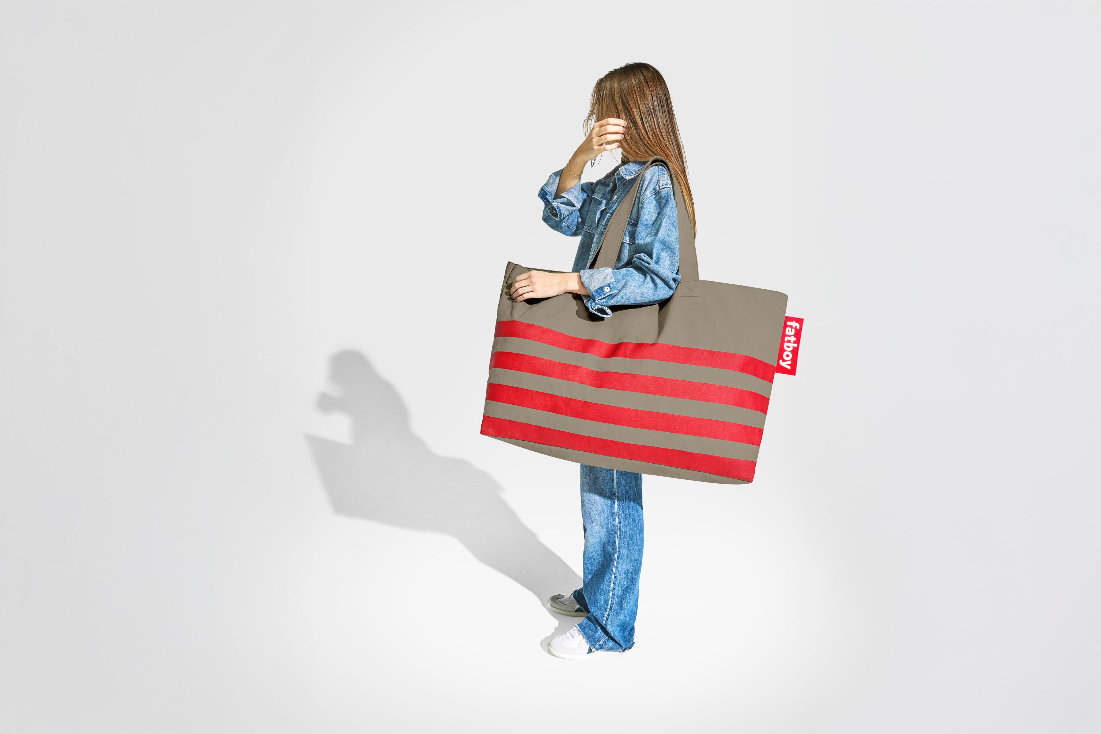Fatboy Carry-Too-Much-Bag Canvas Tasche Cool Grey