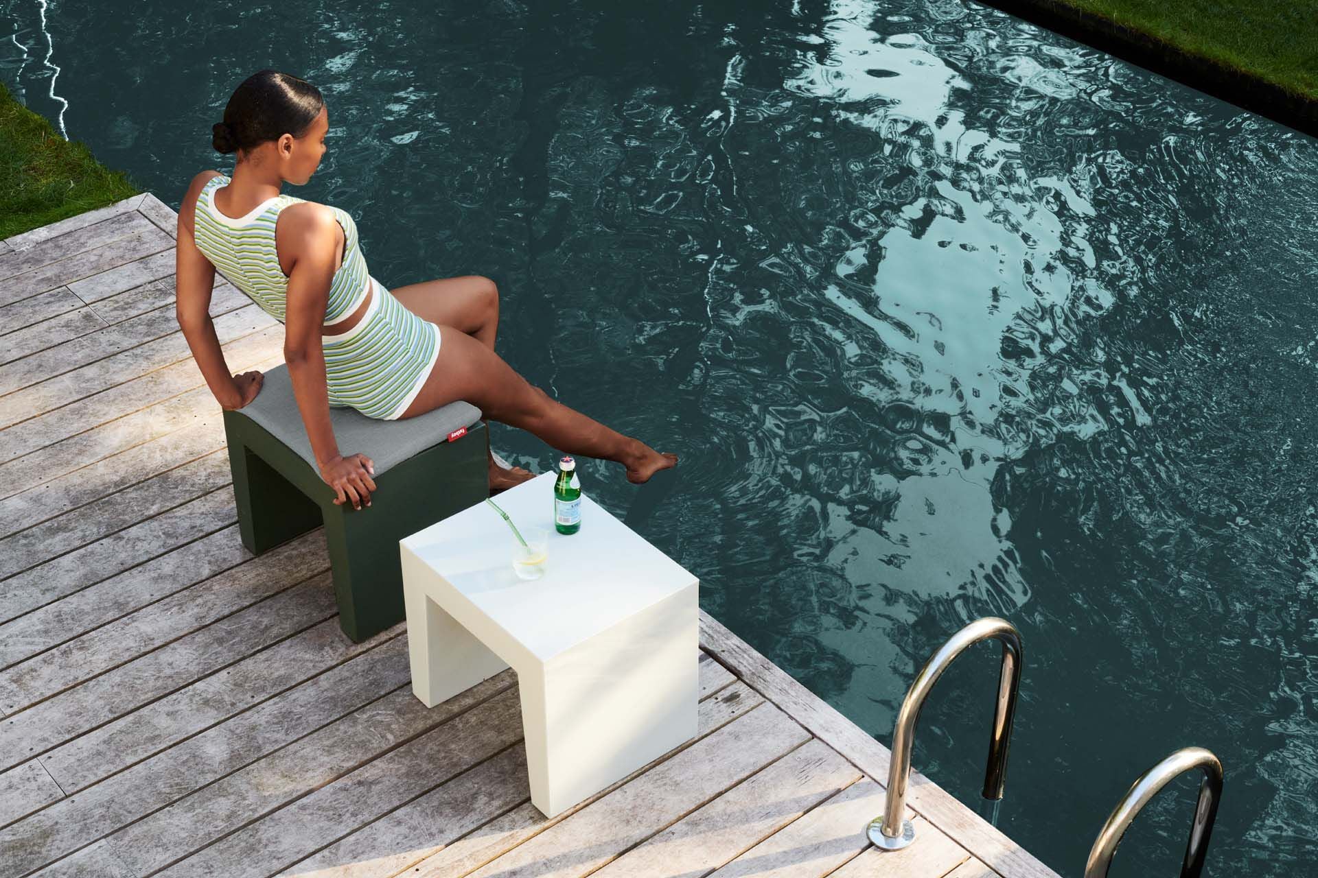 Fatboy Concrete Seat Pillow Kissen Mist
