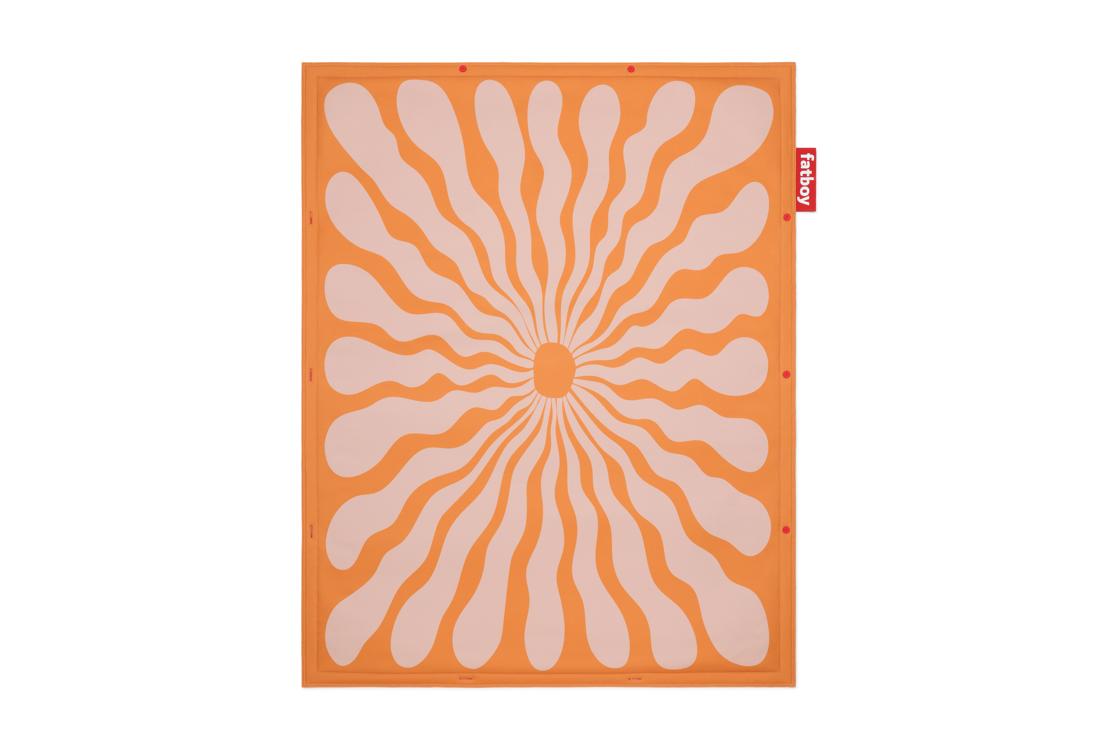 Fatboy Flying Carpet Teppich Liquid Flower Orange / Pink