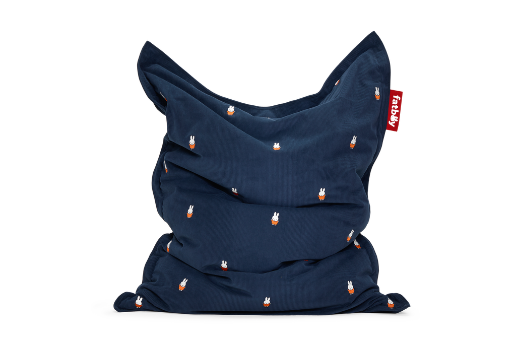 Fatboy Original Slim Cord x Miffy Sitzsack Deep Blue