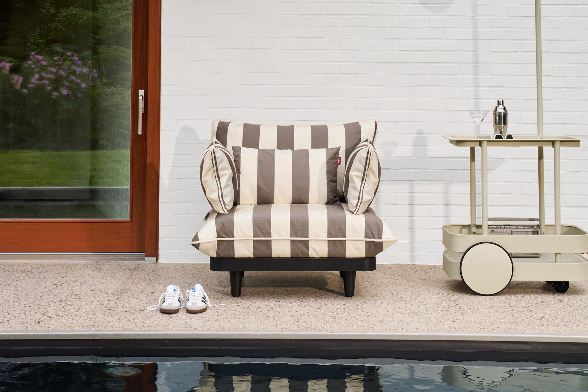 Fatboy Paletti Lounge Chair Stripe Cacao