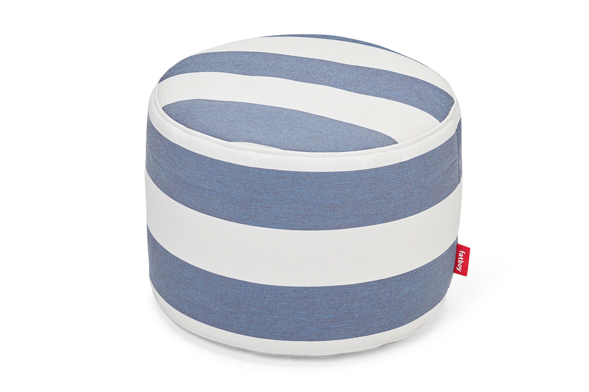 Fatboy Point Outdoor Hocker Stripe Ocean Blue