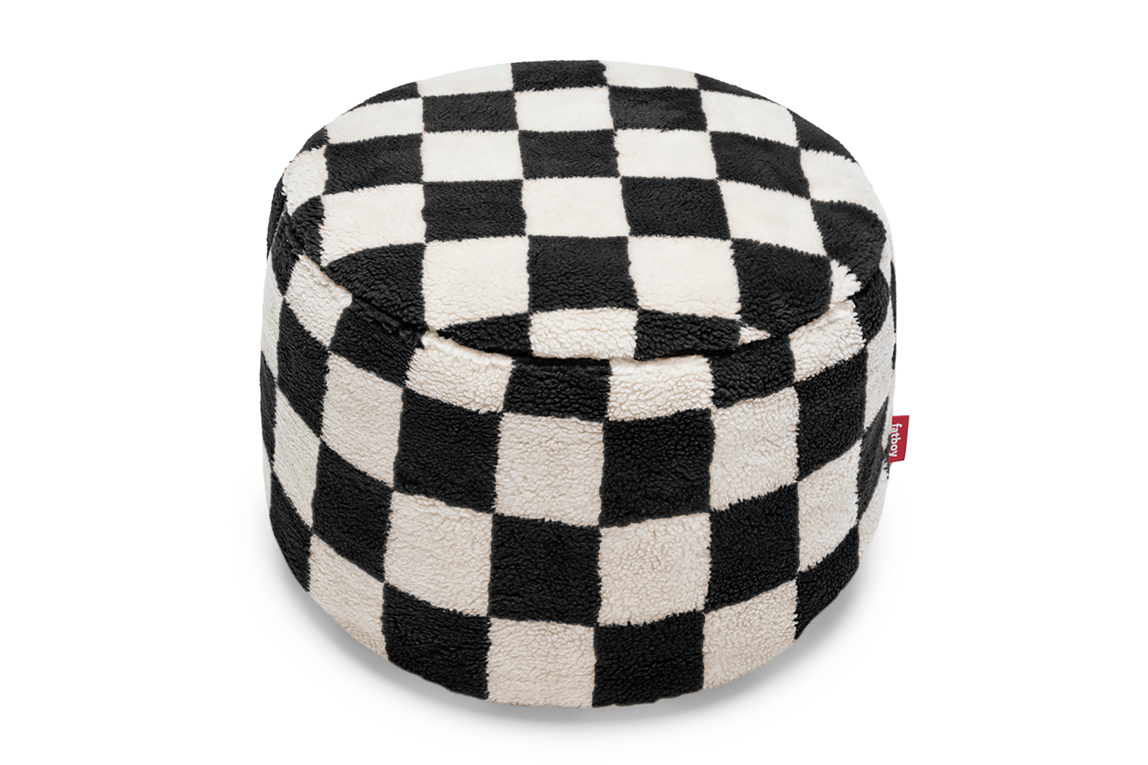 Fatboy Point Teddy Chess Hocker Black Creme