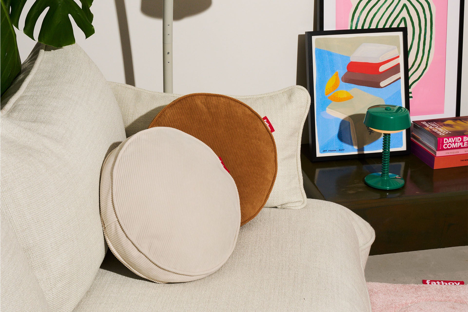 Fatboy Pill Pillow Cord Kissen Cream