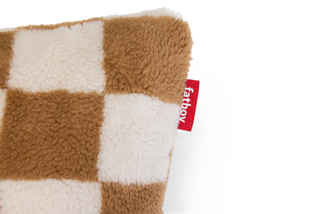 Fatboy Square Pillow Teddy Kissen Latte
