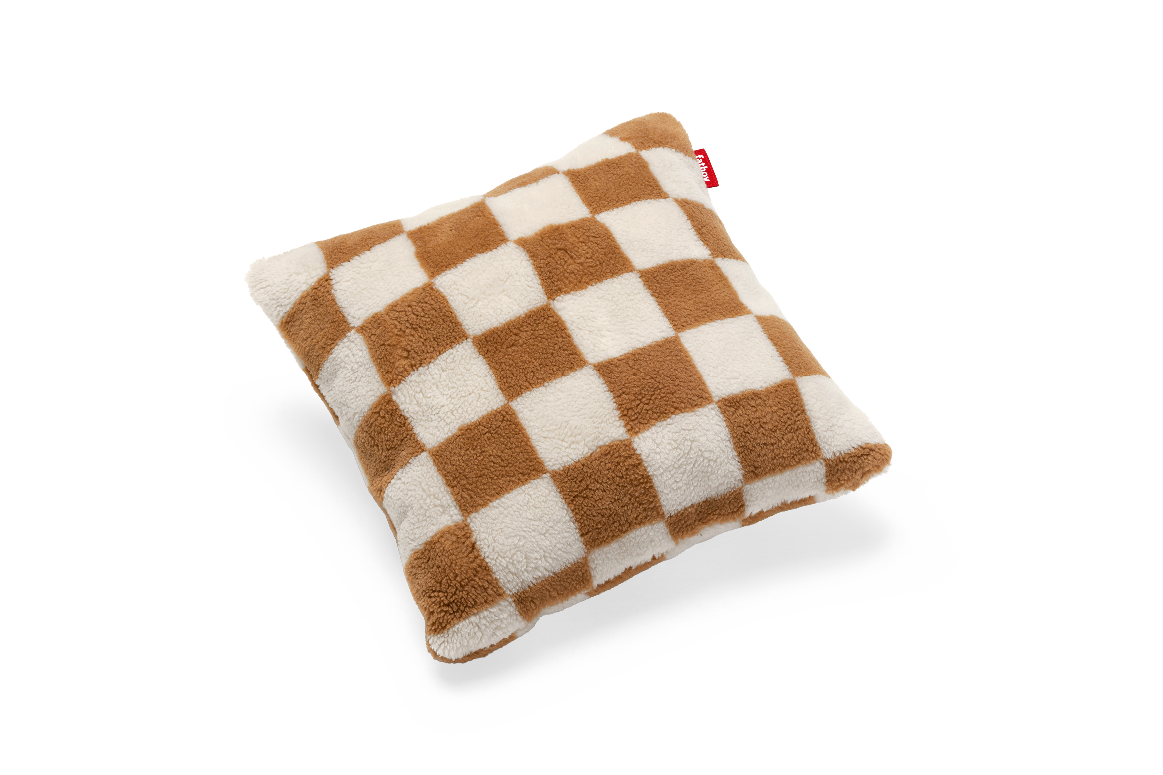 Fatboy Square Pillow Teddy Kissen Off-white