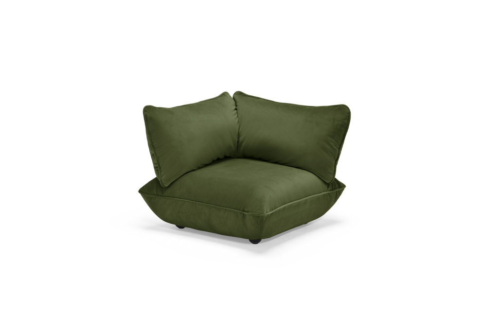 Fatboy Sumo Corner Seat Velvet Petrol