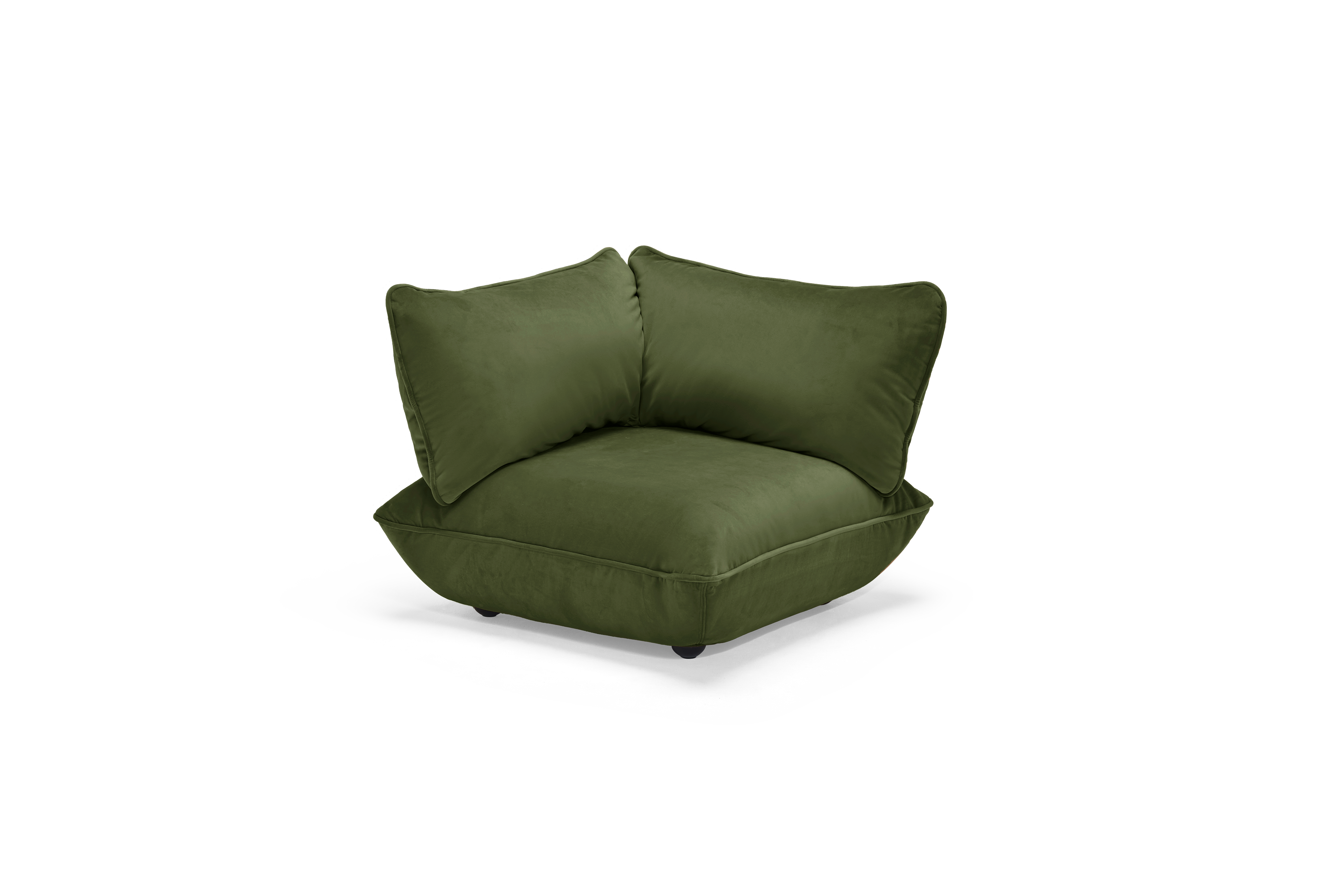 Fatboy Sumo Corner Seat Velvet Petrol