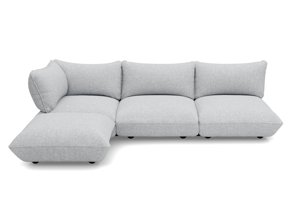 Fatboy Sumo Corner Sofa Boucle Light Grey Melange