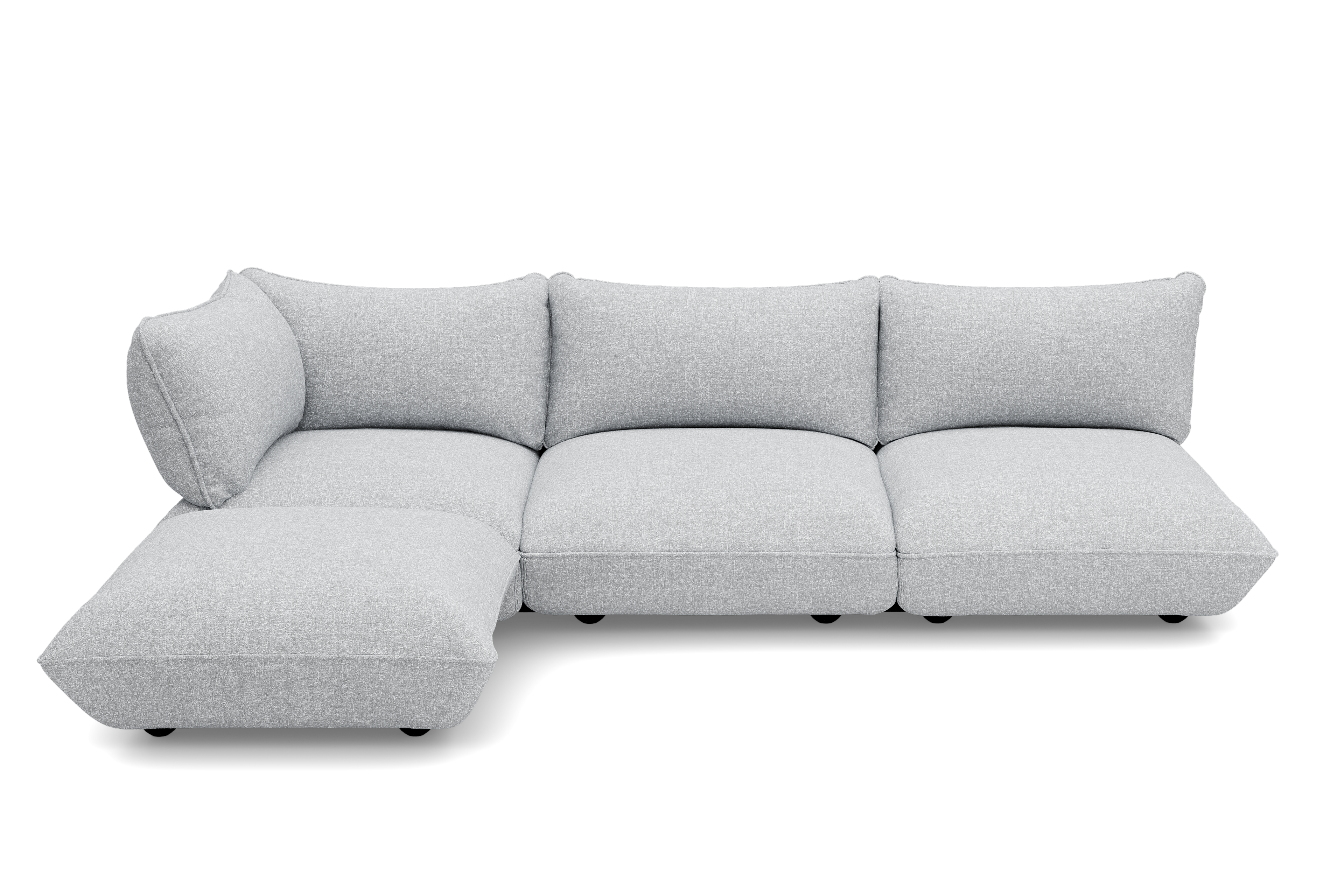 Fatboy Sumo Corner Sofa Boucle Light Grey Melange