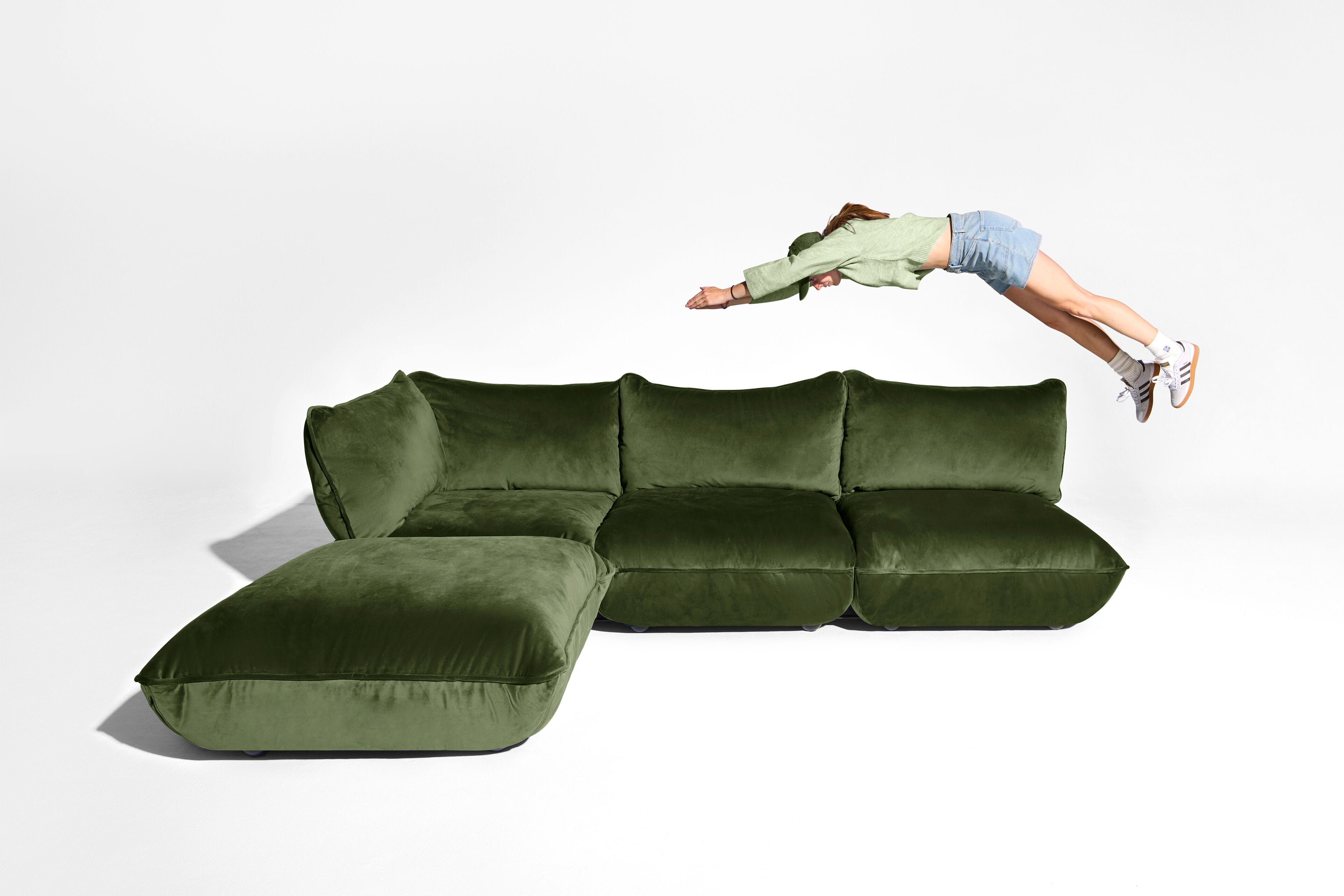 Fatboy Sumo Hocker Velvet Almond