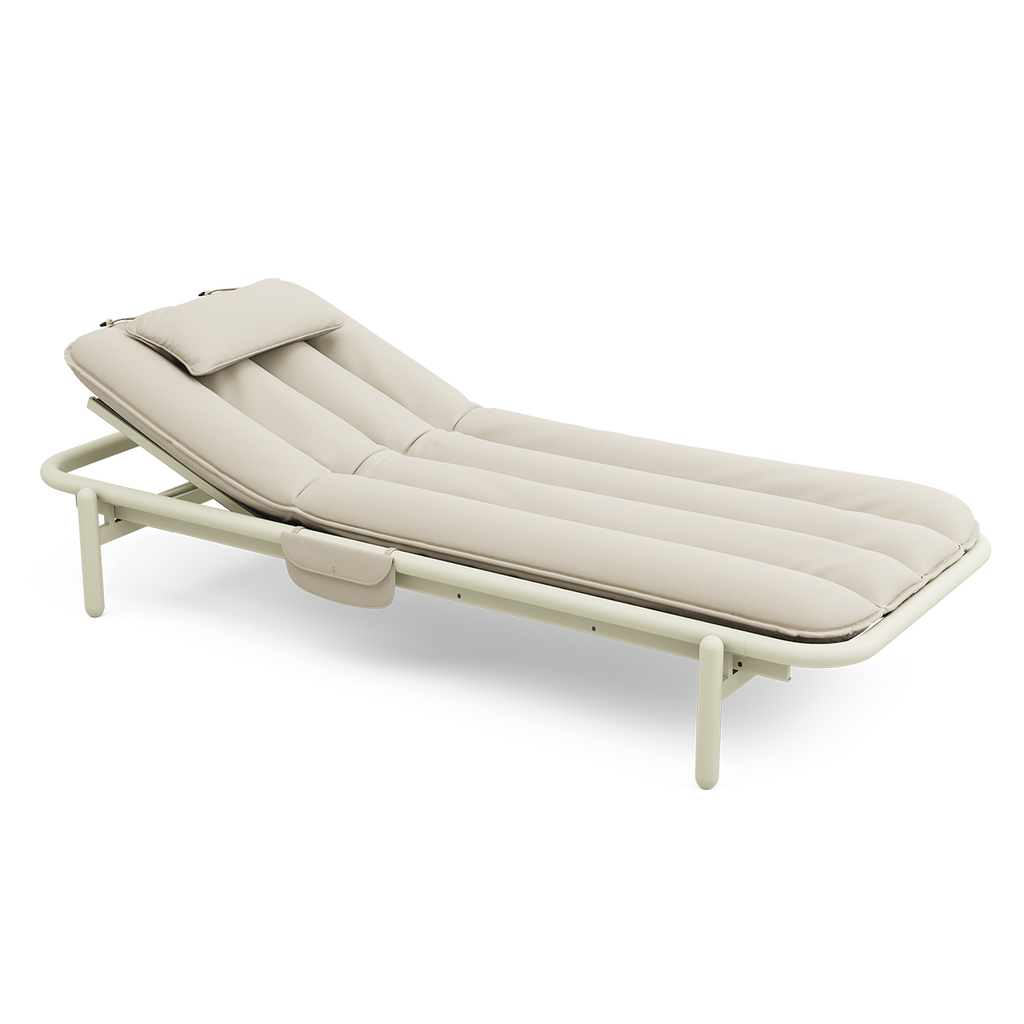 Fatboy Sunbun Daybed Mist Green / Stripe Orange Creme