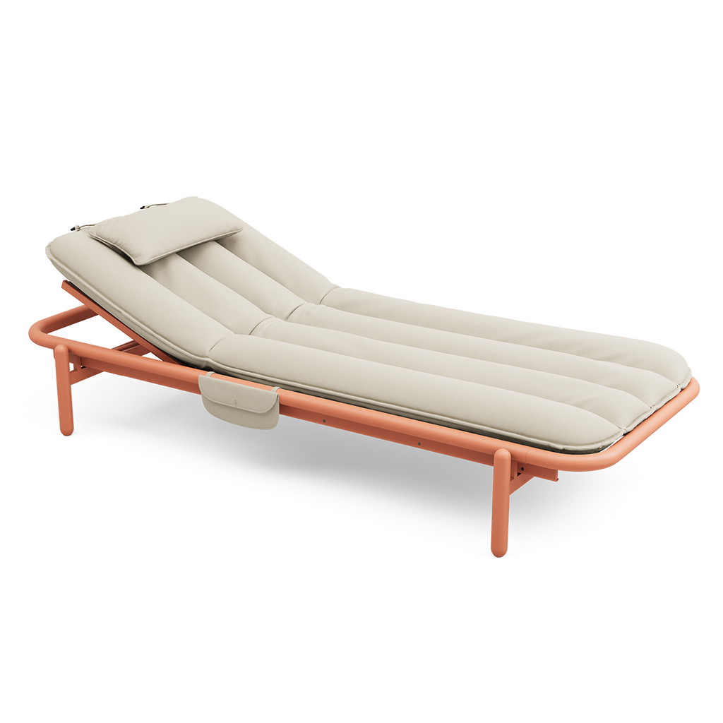 Fatboy Sunbun Daybed Desert / Stripe Orange Creme